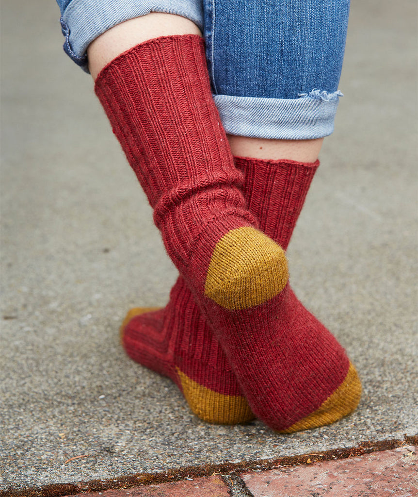 Oxford Socks Using Regia Premium Merino Yak