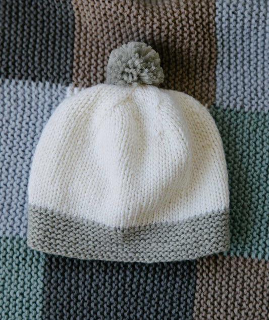 Free Pattern - Baby Beanie with Garter Edge