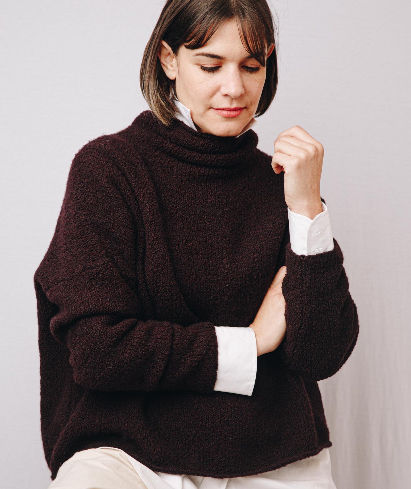 Better-Than-Basic Pullover Using Woolfolk Flette