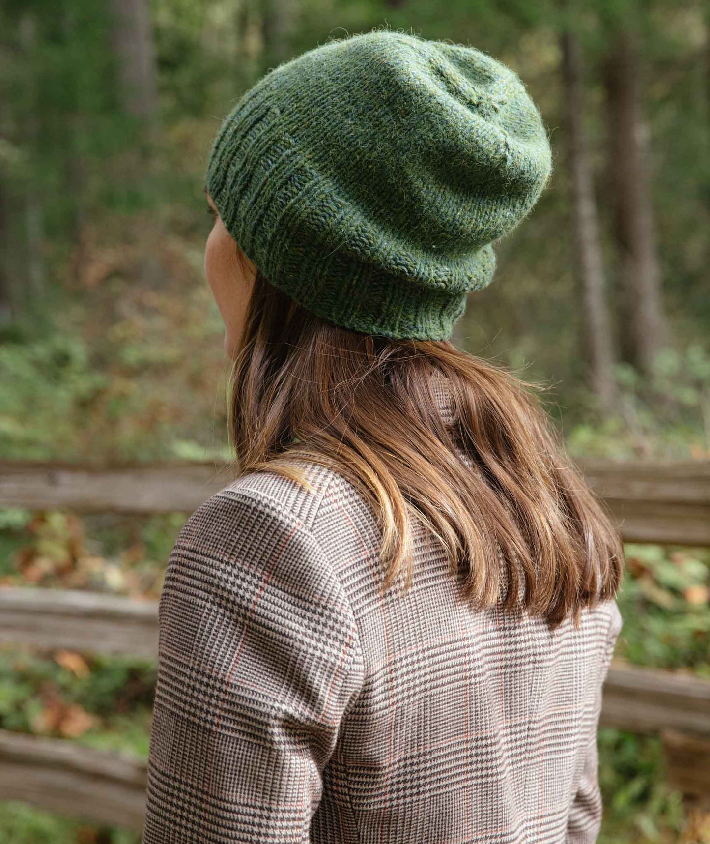 Boyfriend Watch Cap: Two-Color Marled Version Using Rowan Felted Tweed