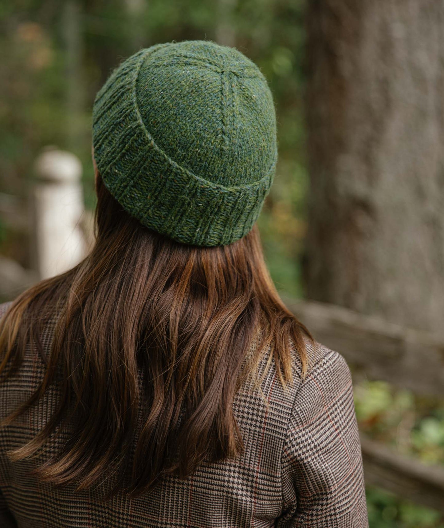 Boyfriend Watch Cap: Two-Color Marled Version Using Rowan Felted Tweed