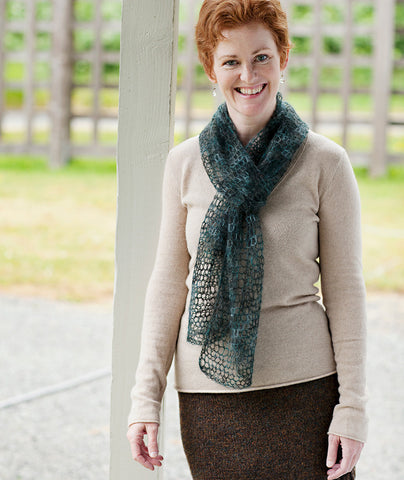 Kelly's Frothy Crocheted Scarf & Wrap Pattern