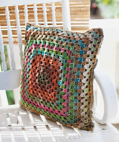 One Big Granny Square Throw & Afghan (plus a Pillow Top) Pattern