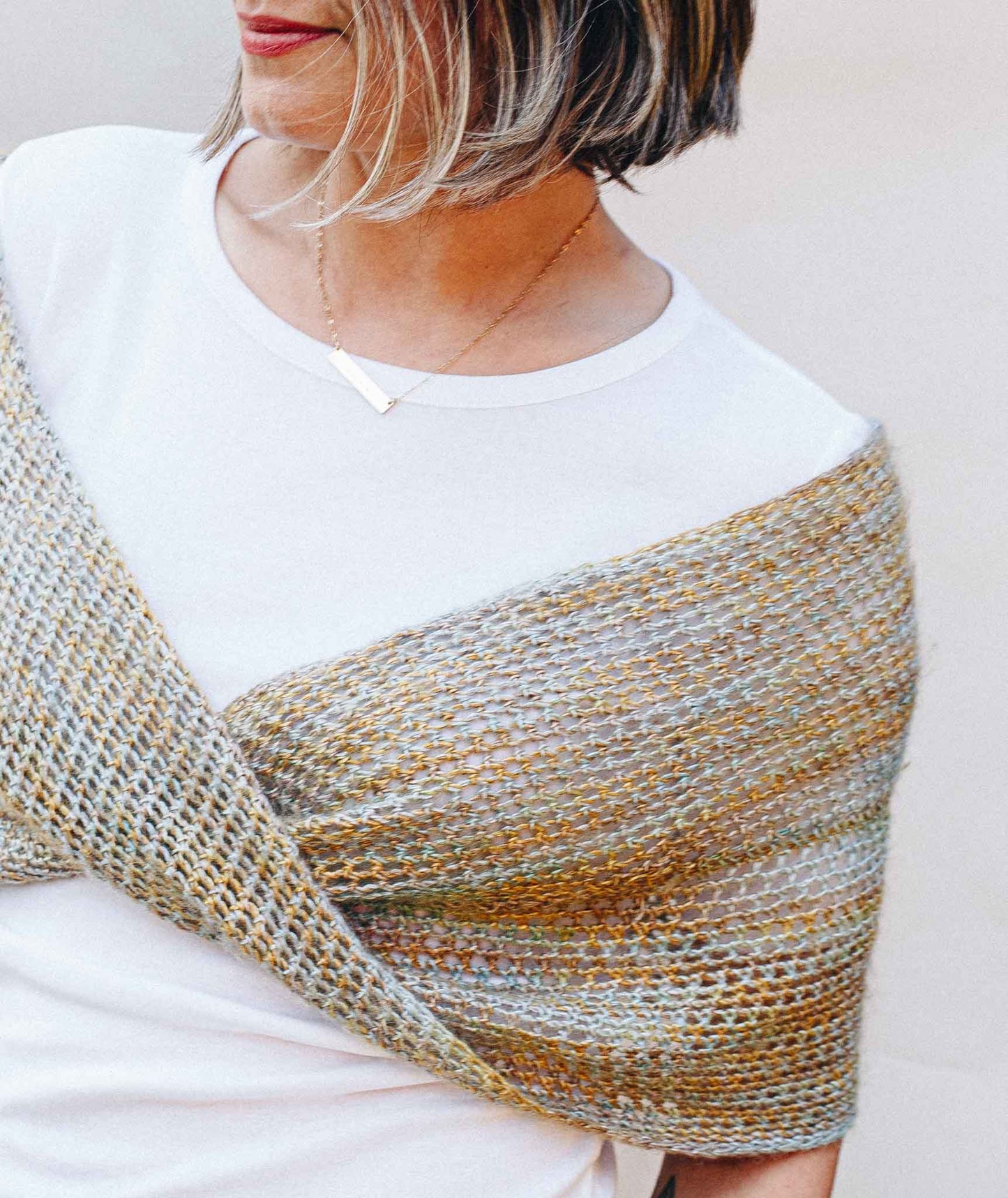 Crocheted Moebius Cowl Using [Large] Hand Maiden Maiden Hair