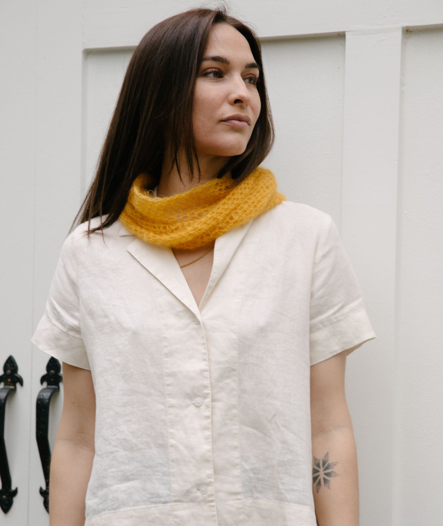 Crocheted Moebius [Small] Cowl Using Rowan Kidsilk Haze