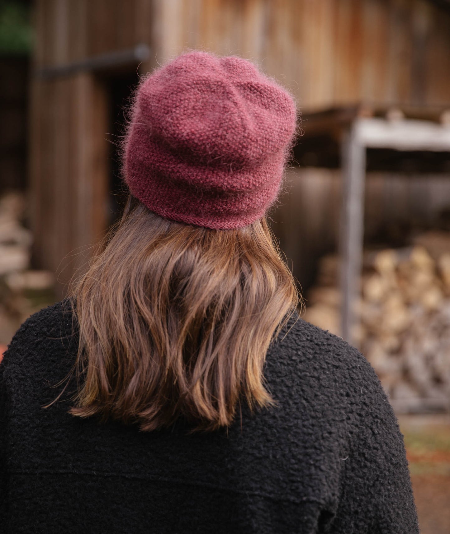 Flora's Cap Using Along Avec Anna Silk Mohair and Merino