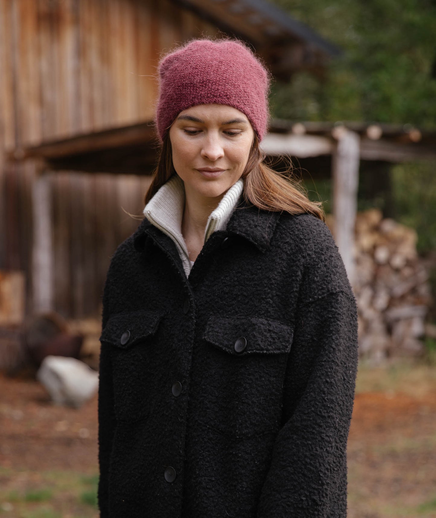 Flora's Cap Using Along Avec Anna Silk Mohair and Merino