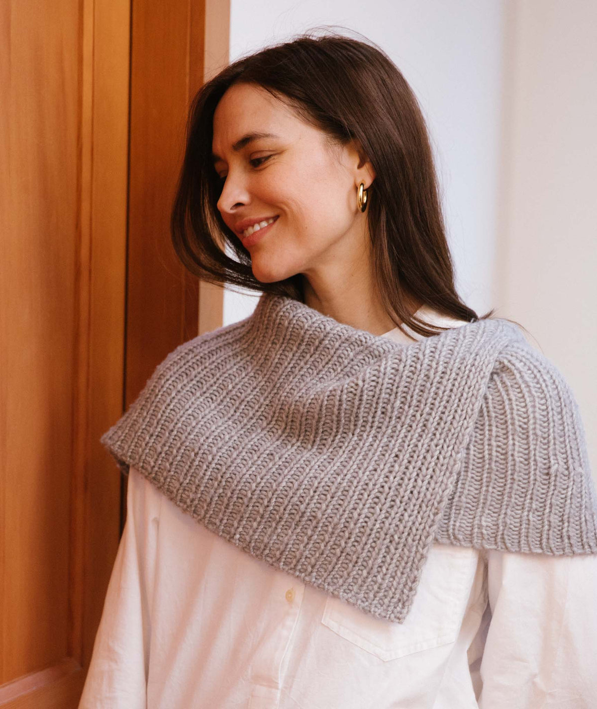 Half & Half Cowl Using Woolfolk Luft