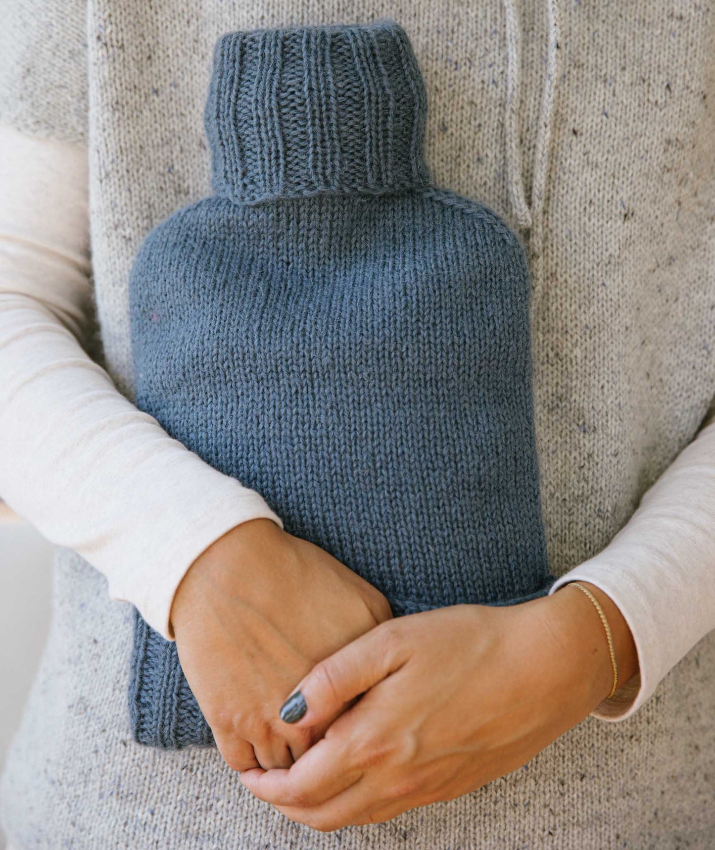 Hot Water Bottle Cozy with Free Colorwork Charts