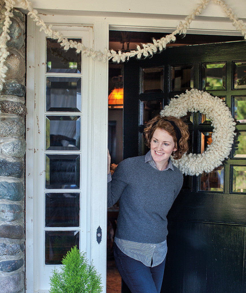 Woolly Wreath & Garland Using Fleece Artist Slubby Mix