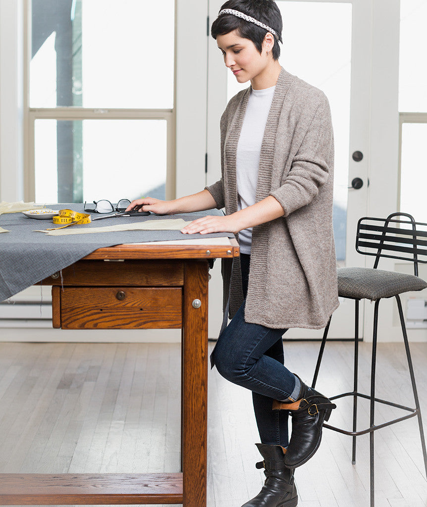 Modern Wrapper Fine Pattern – Churchmouse Yarns & Teas