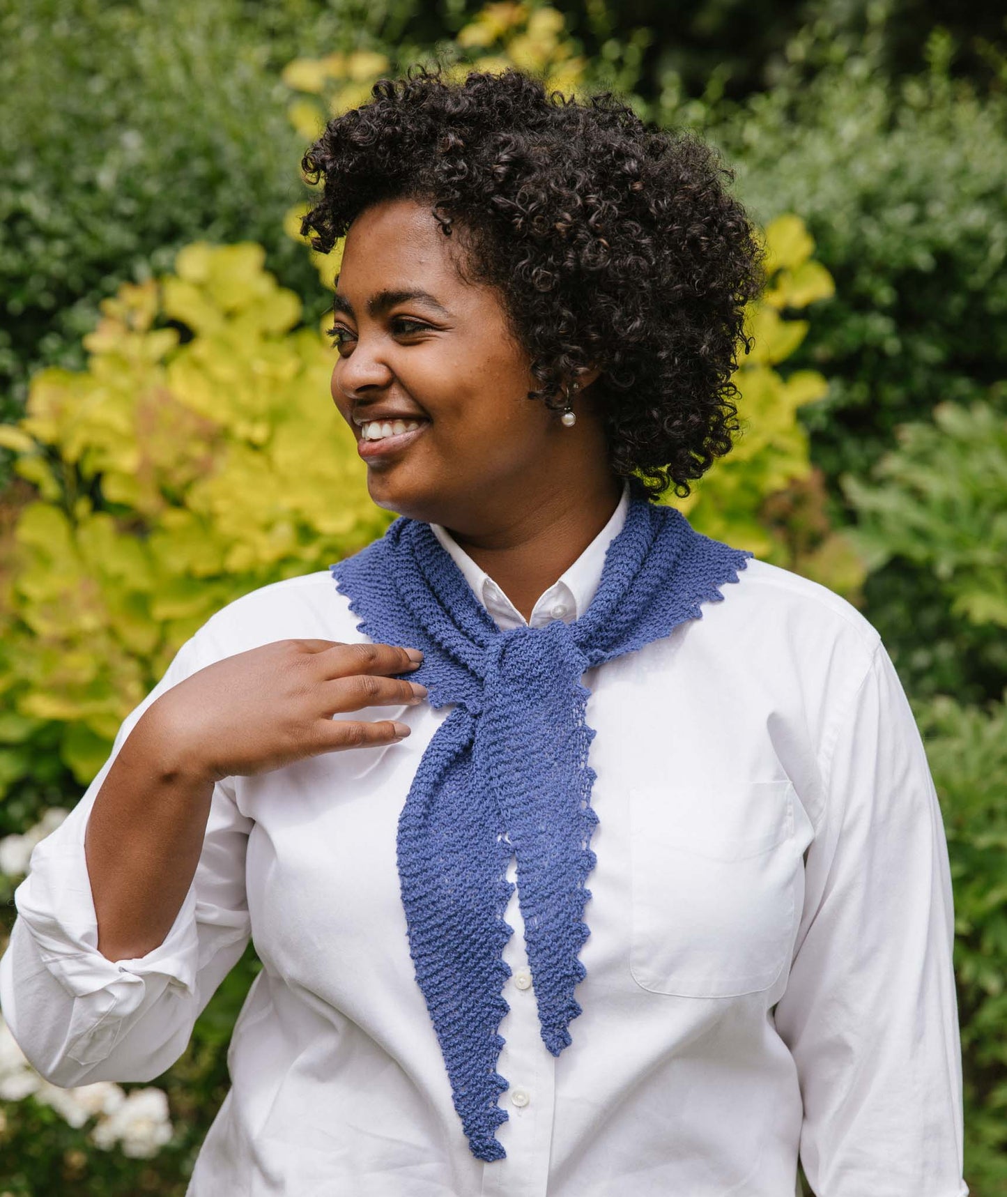 Pinking Shears Scarf [Small] Using Shibui Reed