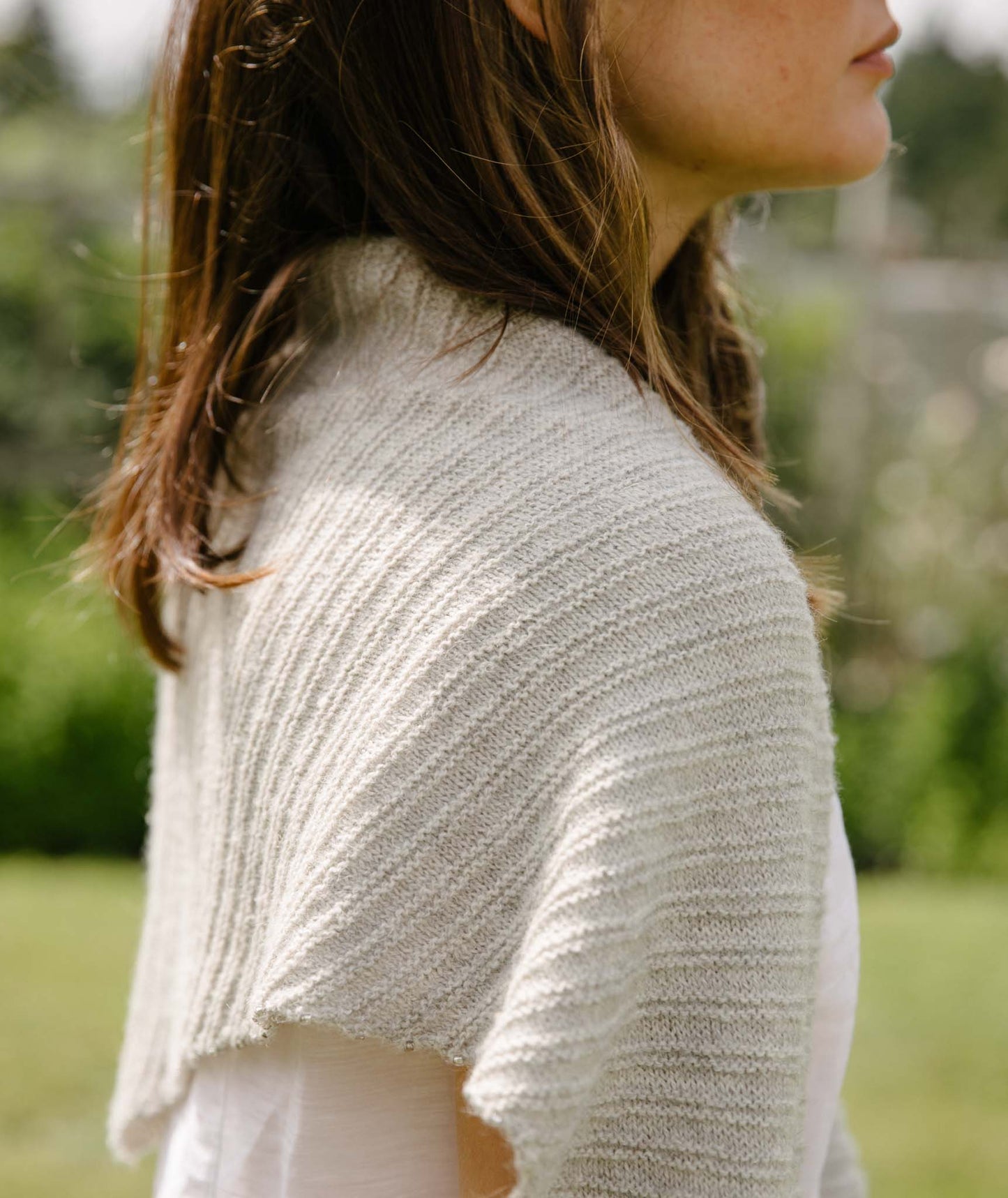 Racing Raindrops Scarf: Larger Version Using Isager Alpaca 2