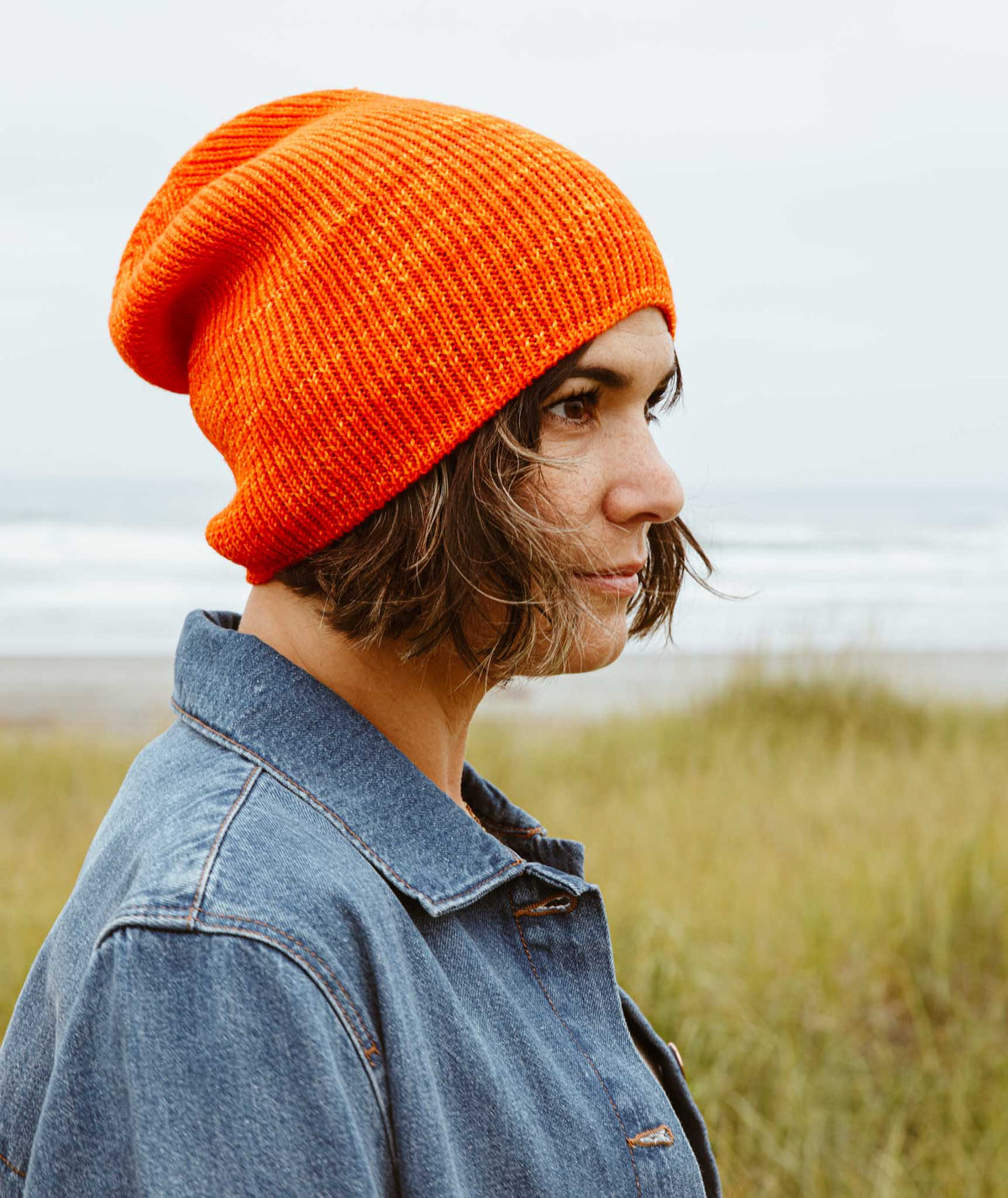 Ribbed Watch Cap & Beanie Using Camp Color CC Fingering