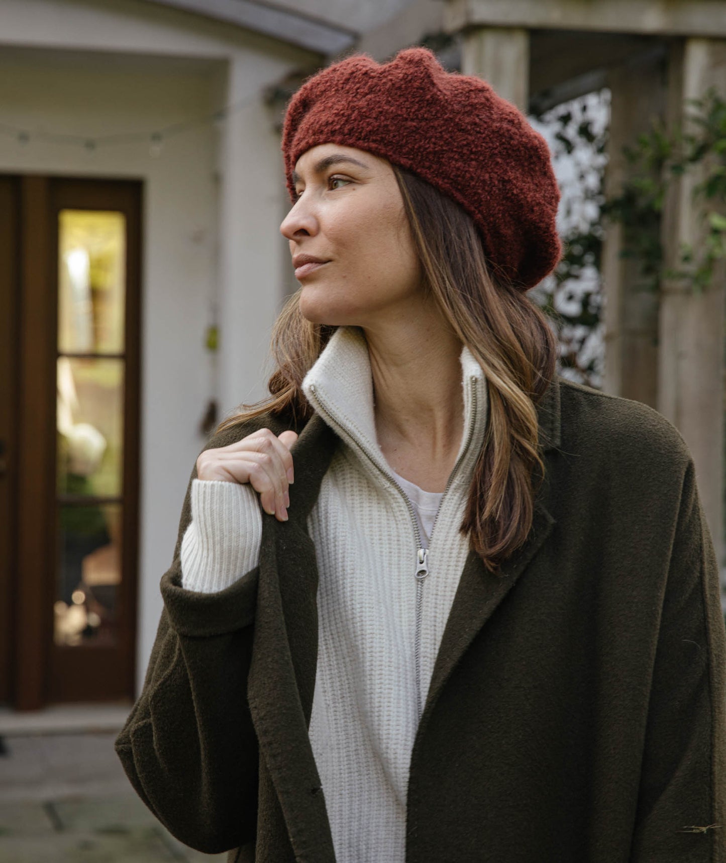 Studio Beret Using Woolfolk Flette Bulky