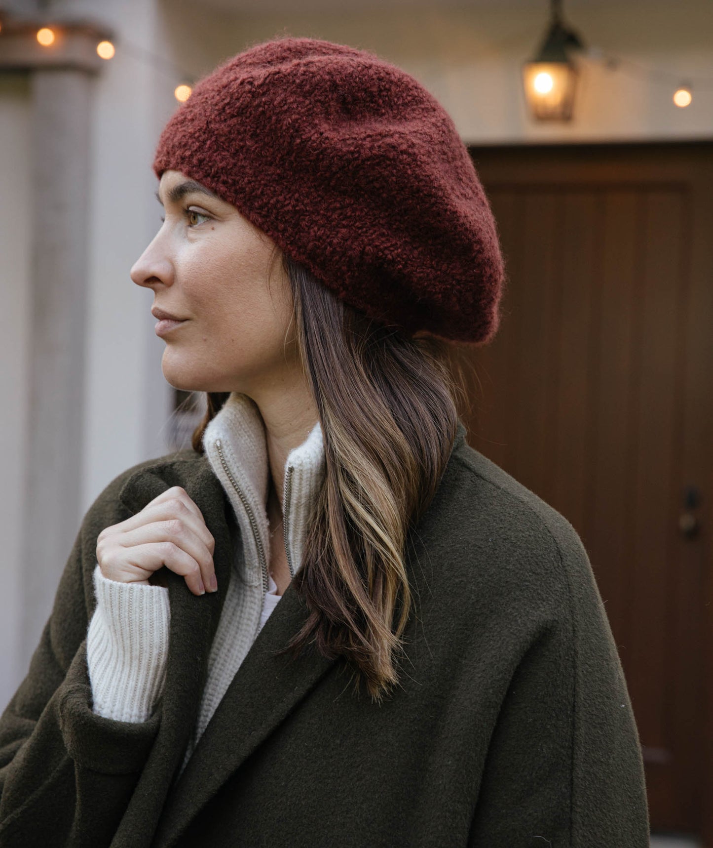Studio Beret Using Woolfolk Flette Bulky