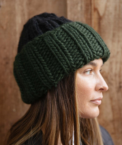 Super Bulky Ribbed Hat Using Wool and the Gang Crazy Sexy Wool