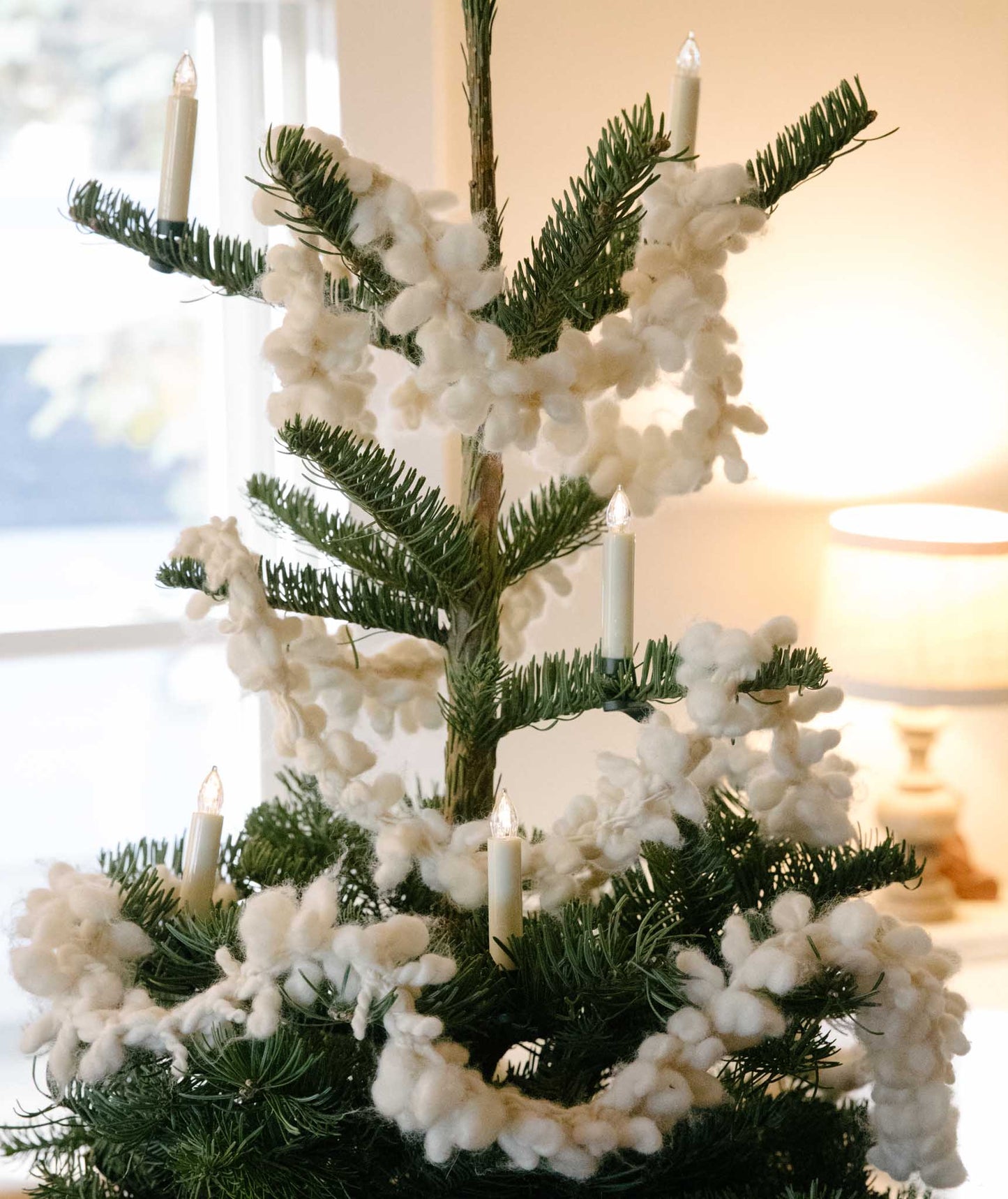 Woolly Wreath & Garland Using Fleece Artist Slubby Mix