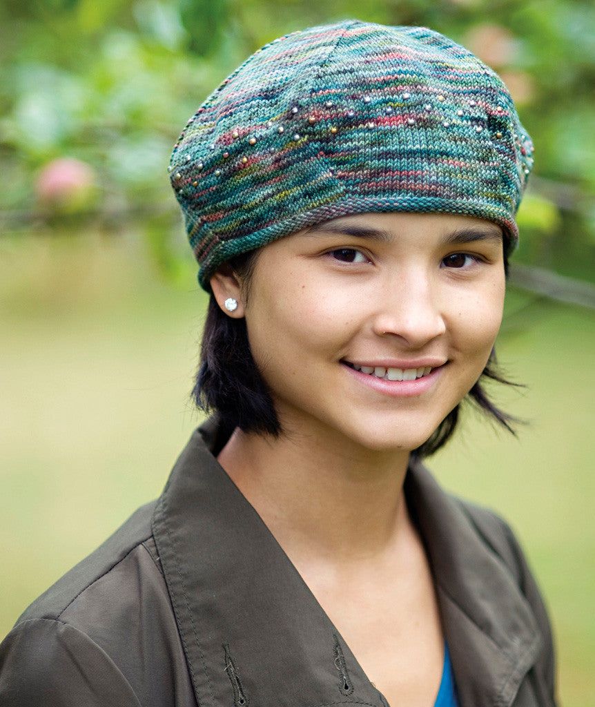 Koigu Beaded Beret Using Koigu KPPM