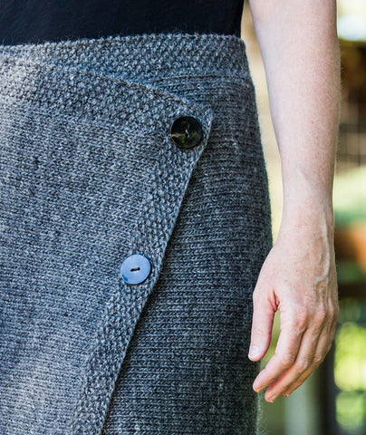 Buttoned Wrap Skirt Buttons