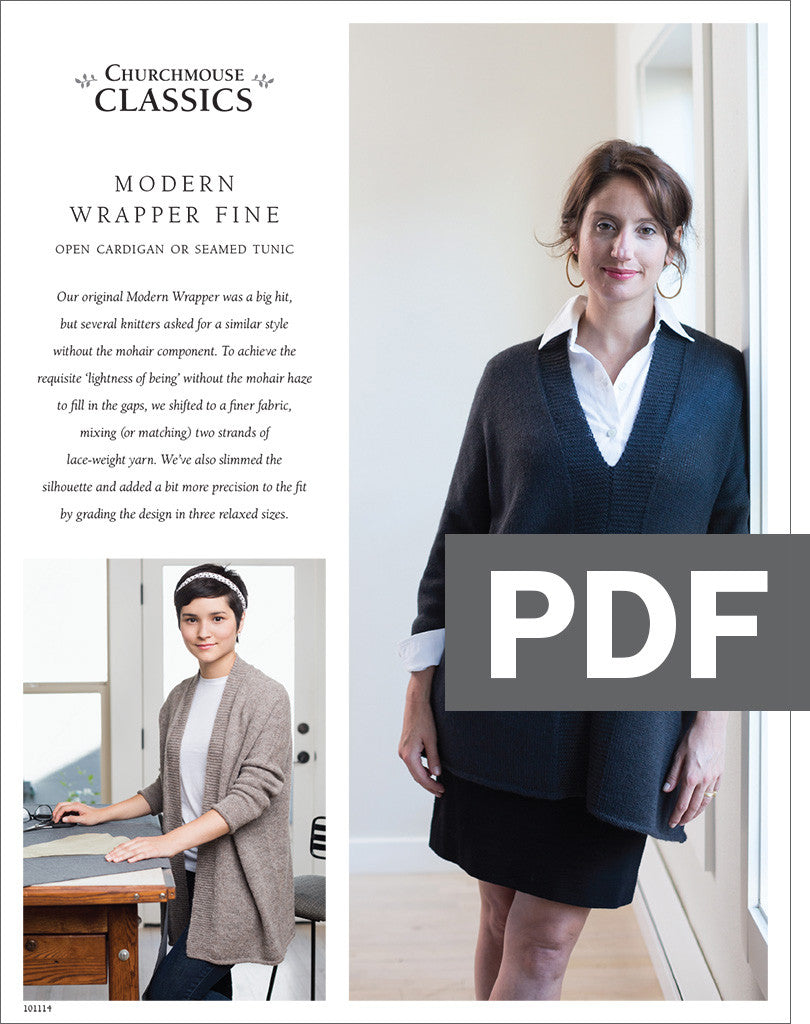 Modern Wrapper Fine Using Rowan Fine Lace – Churchmouse Yarns & Teas