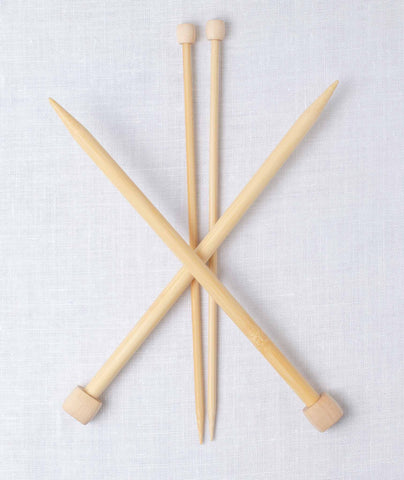 CLOVER Bamboo Single Point Knitting Needles - Fiber to Yarn
