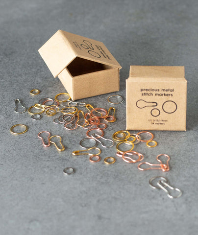 Set of 54 Stitch Markers for Knitting Cocoknits Opening and Round Stitch  Markers Metal Stitch Markers Knitting Markers 
