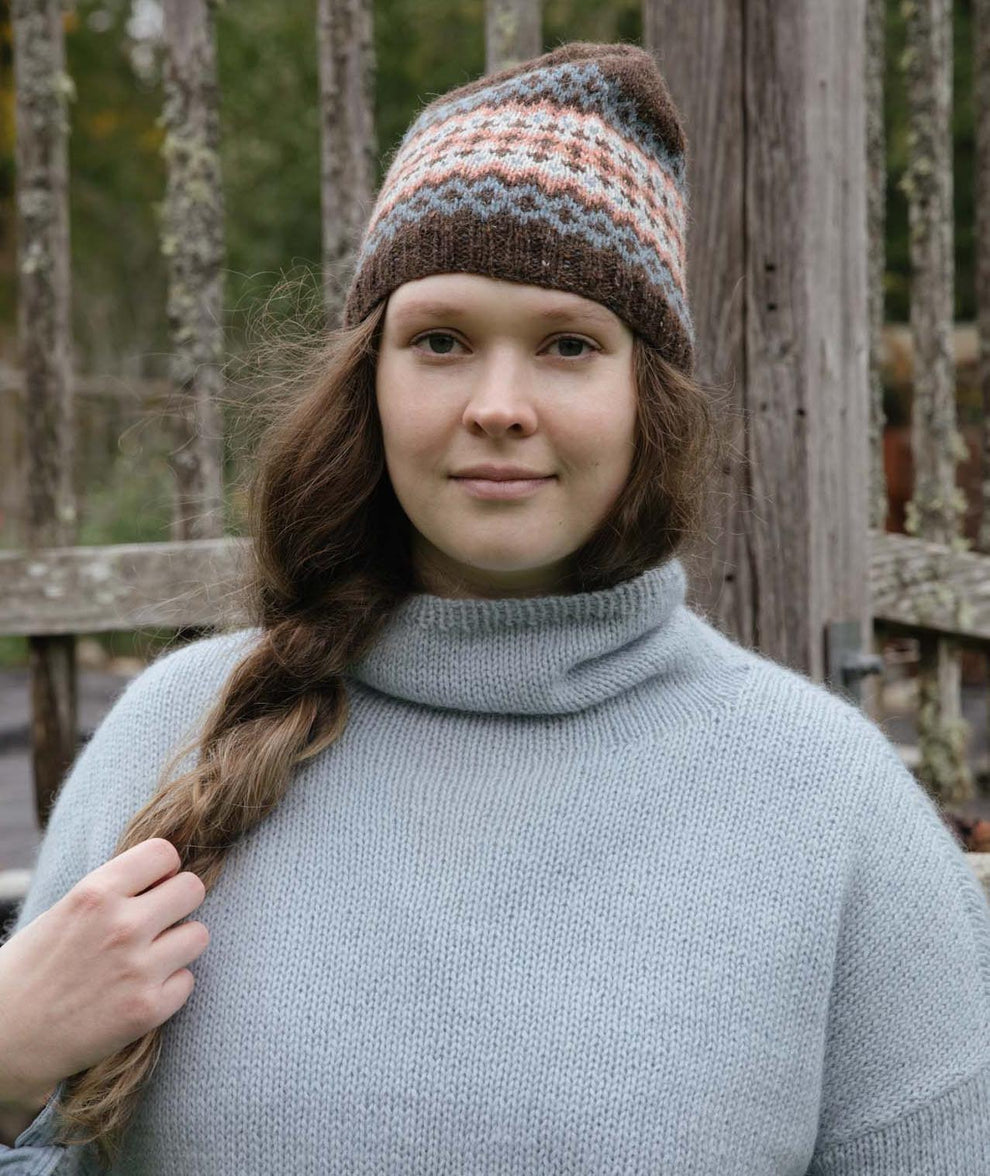 Colorwork Cap Using Rowan Felted Tweed – Churchmouse Yarns & Teas