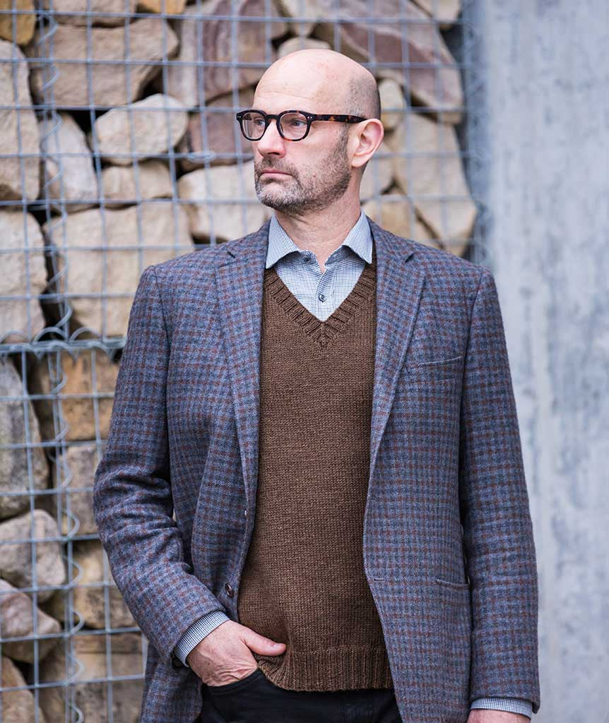 His Vest - Rowan Pure Wool Superwash DK Version