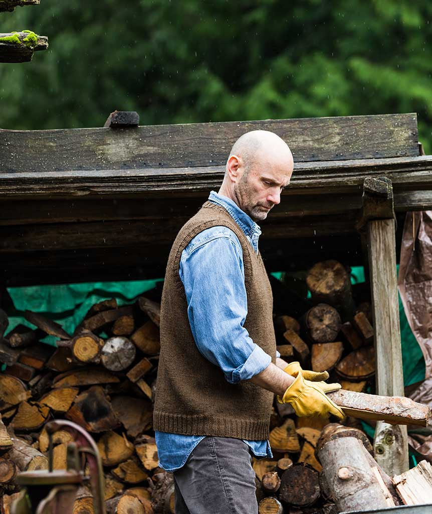 His Vest - Rowan Pure Wool Superwash DK Version