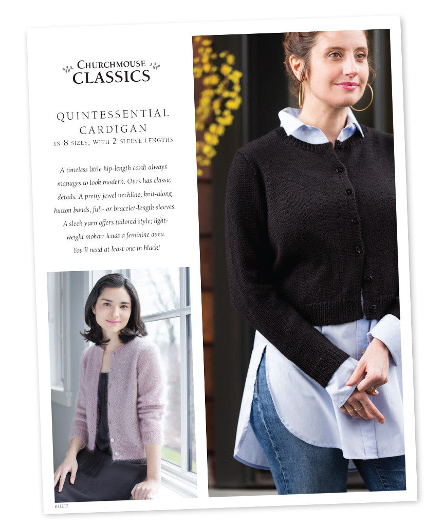 Quintessential Cardigan Using Rowan Felted Tweed – Churchmouse