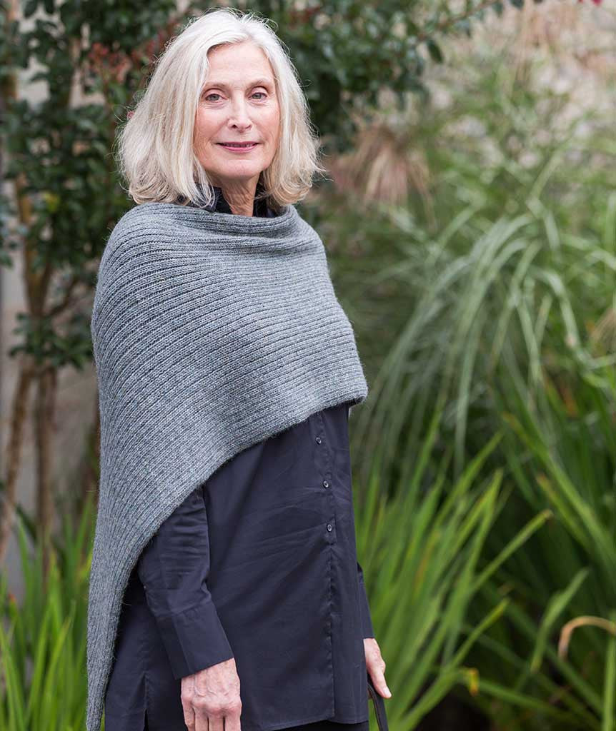 Twice Reversible Poncho Using Berroco Ultra Alpaca