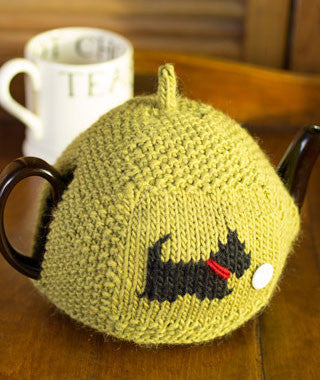 Free Pattern - Seed-Stitch Tea Cozy