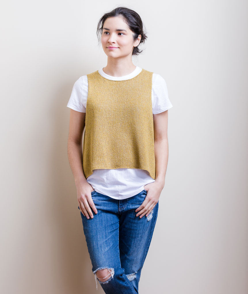 Sleeveless Slipover Using Shibui Twig