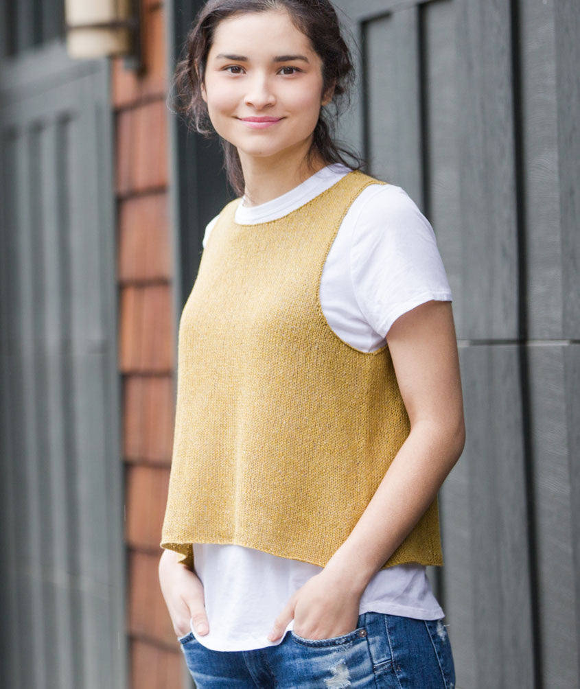Sleeveless Slipover Using Shibui Twig