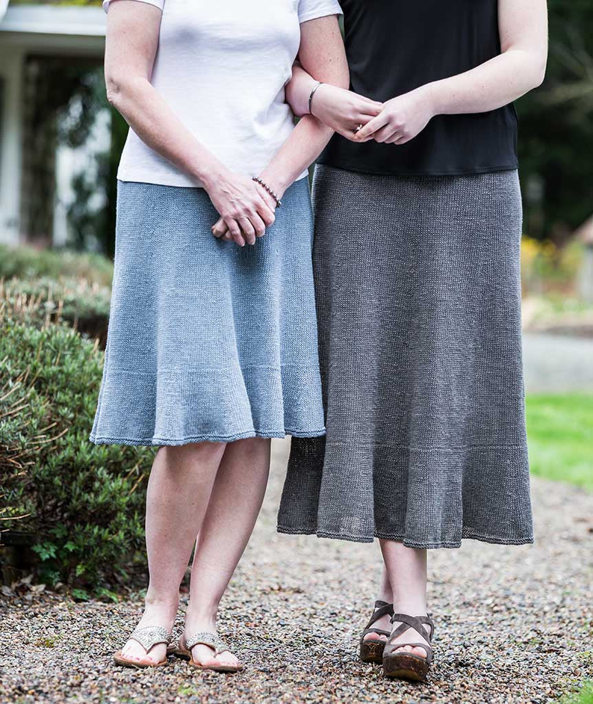 Swingy Linen Skirt Using Louet Euroflax
